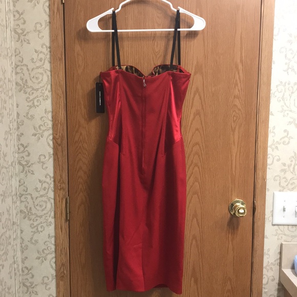 Final price! NWT Dolce and Gabbana red bustier dress ASO Anne Hathaway - Picture 2 of 14